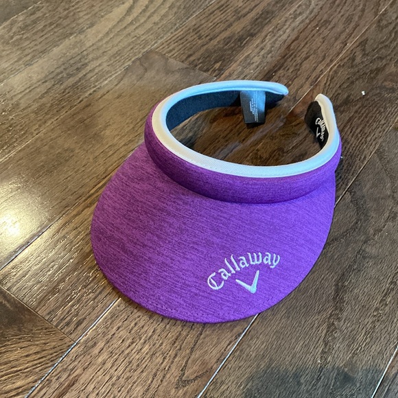 Callaway Women’s Visor - Purple, White with black lining - Picture 2 of 5